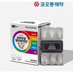 코오롱제약 올인원 하루한알 멀티비타민 900ml x 60정 x 2박스 (4개월분)